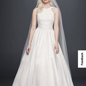 David’s Bridal Taffeta Ball Gown